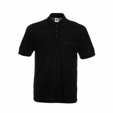 Horecakleding zwart poloshirt korte mouw t-shirt