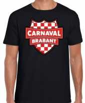 Carnaval verkleed t shirt brabant zwart voor heren